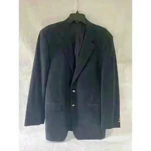 Lauren Ralph Lauren Navy Blazer Sport Coat 42L Gold Buttons Navy Casual Jacket